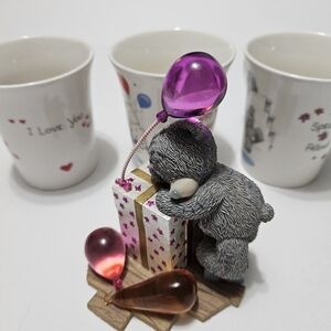 "Happy Birthday" Me To You Bears Home Gift Figurine Decor & Cups Bundle  #A-04